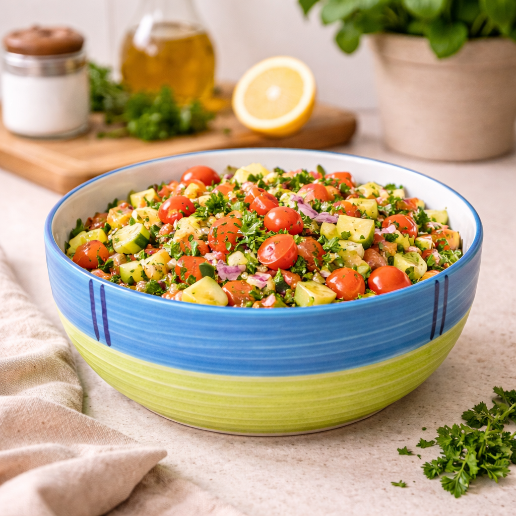 Kunhar Ceramic Mixing Bowl Set – 4 Pieces (1500ml, 800ml, 600ml, 400ml), Green – Durable, Microwave & Dishwasher Safe – Ideal for Mixing, Serving & Storage - Image 3